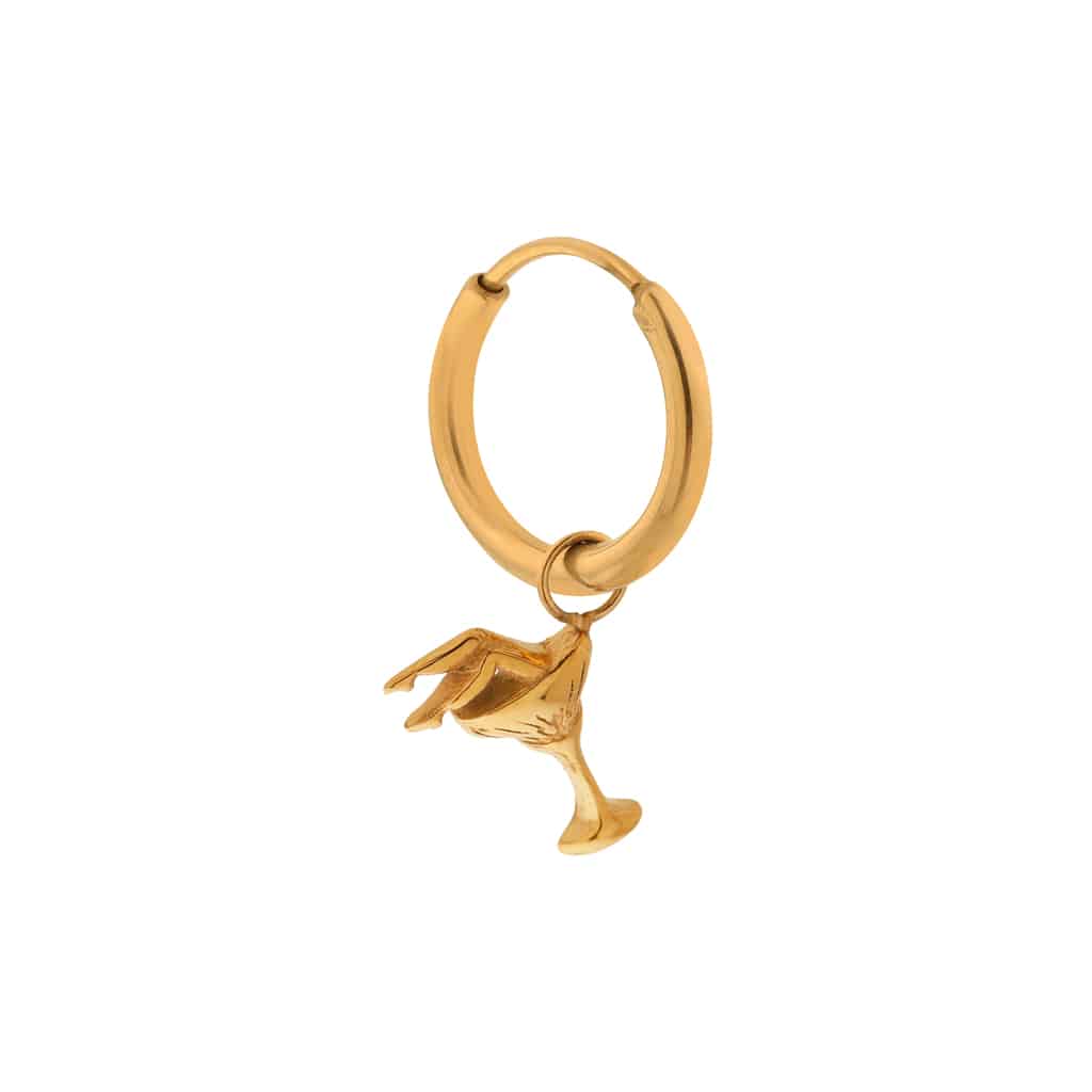 Cocktail Lady Hoop Gold