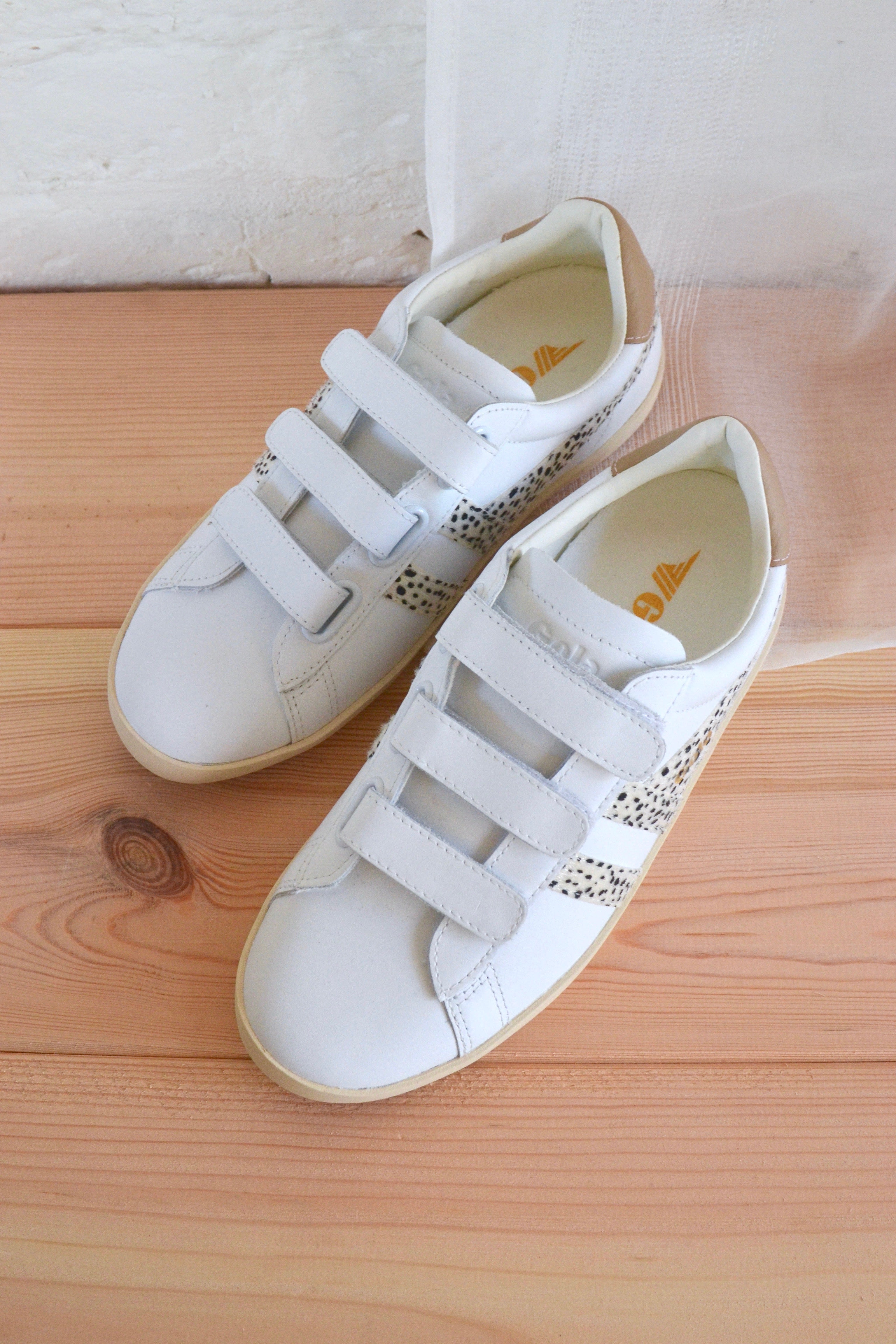 Nova Strap Sneakers White/Cheetah