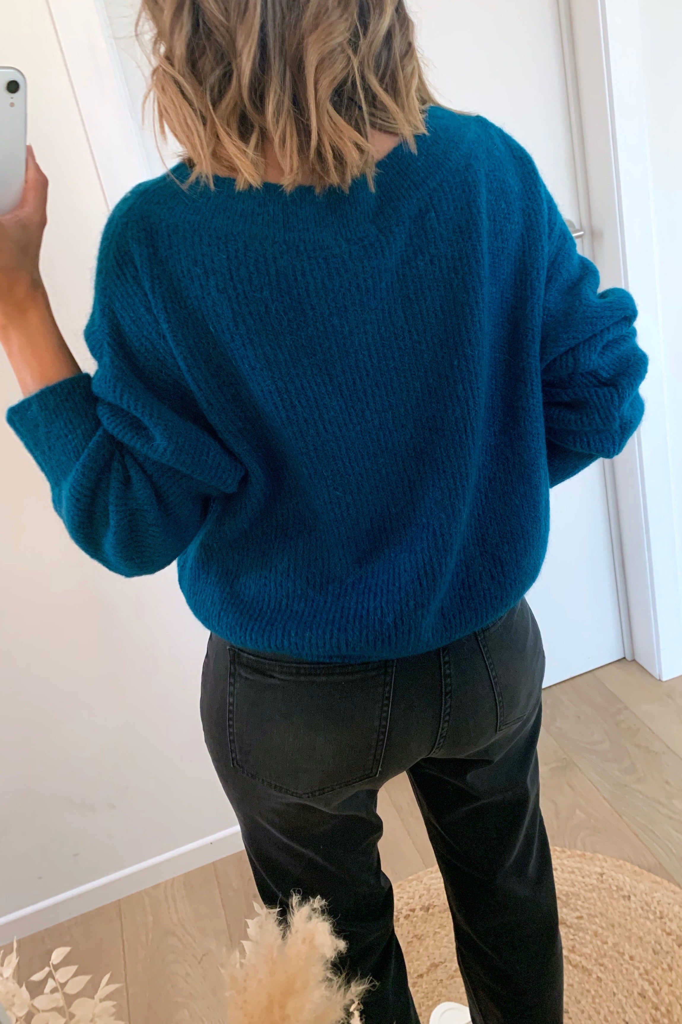 Romy Knit Bleu Pétrole