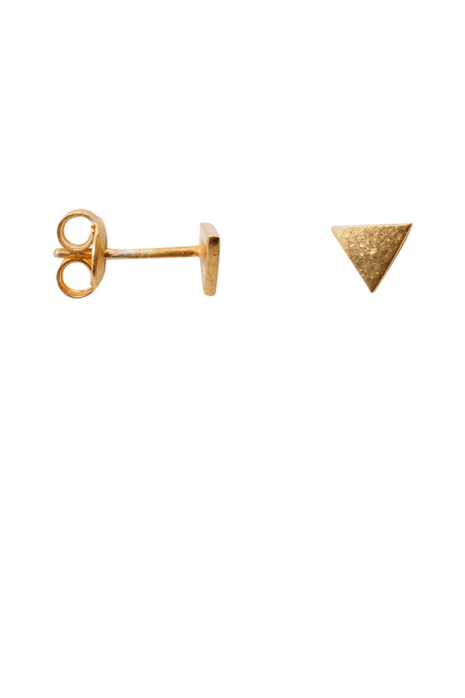 Earring Triangle Minimal Gold