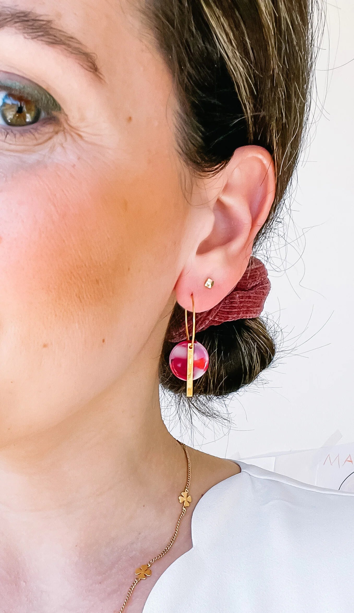 Juliette Earrings Pink & Lilac