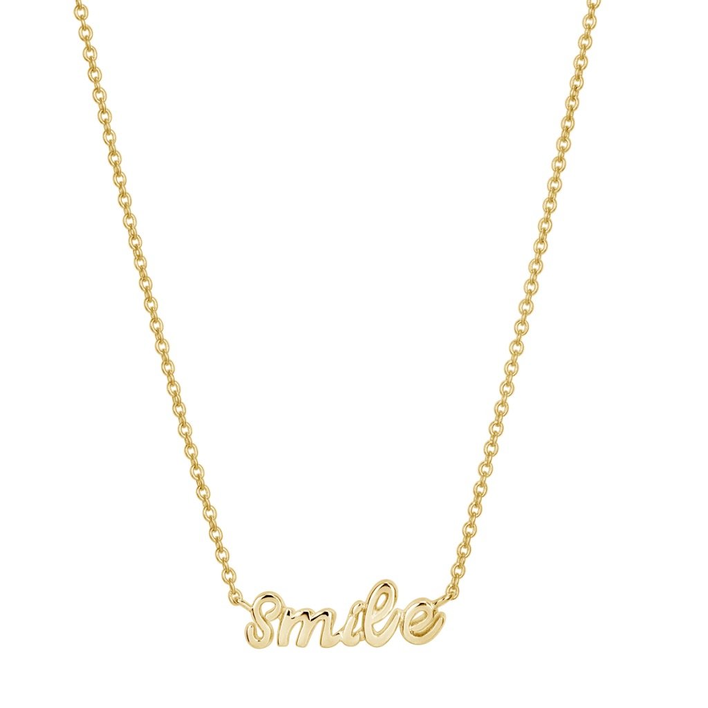 Smile Necklace Gold